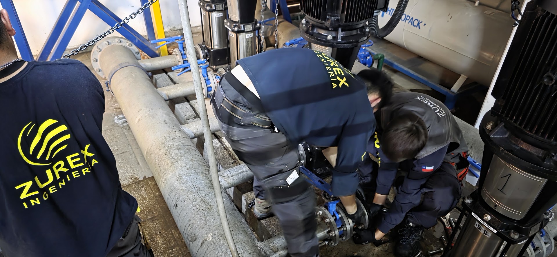 Mantenimiento Zurex de equipos de bombeo e infraestructura hidráulica